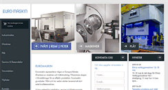 Desktop Screenshot of euromaskin.se