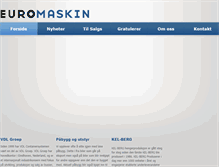 Tablet Screenshot of euromaskin.no